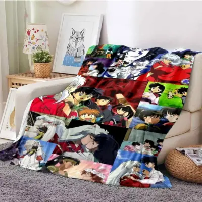 Hot Anime Inuyasha Throw Blanket