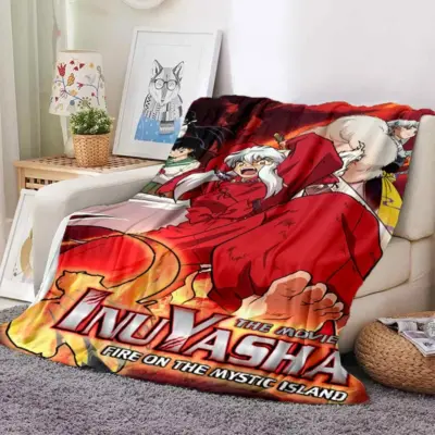 New Anime Inuyasha Throw Blanket