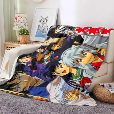 Best Poster In Anime Inuyasha Throw Blanket