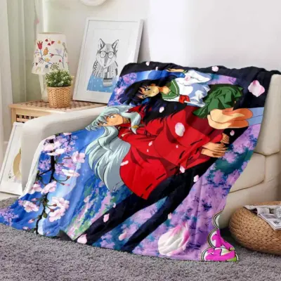 Classic One Anime Inuyasha Throw Blanket