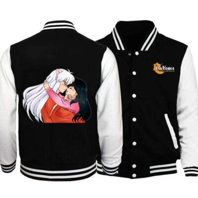 New Inuyasha Tessaiga Baseball Varsity Jacket