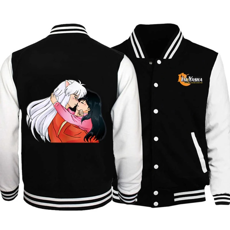 New Inuyasha Tessaiga Baseball Varsity Jacket