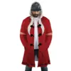 Fire Rat Robe Inuyahsa AOP Hooded Cloak Coat FRONT Mockup - Inuyasha Shop