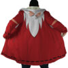 Fire Rat Robe Inuyahsa AOP Hooded Cloak Coat NO HOOD Mockup - Inuyasha Shop