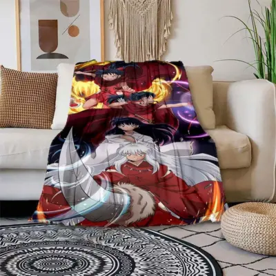 Dark Night In Inuyasha Printing Thin - Air Condition Blanket