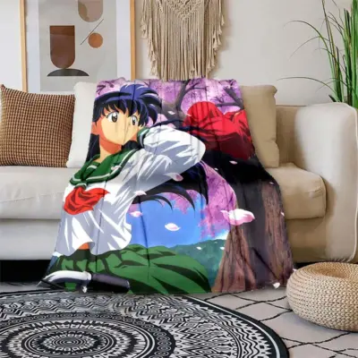 Kagome Higurashi In Inuyasha Printing Thin - Air Condition Blanket