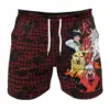 Inuyasha Kagome Sesshomaru Gym Shorts FRONT mockup - Inuyasha Shop
