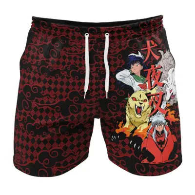 Inuyasha Kagome Sesshomaru Gym Shorts