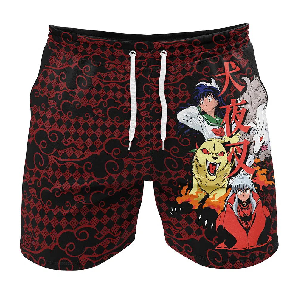 Inuyasha Kagome Sesshomaru Gym Shorts