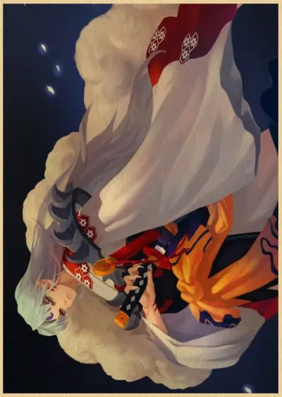 Inuyasha Trending Poster Paintings Kraft Paper Japanese Anime Poster