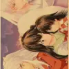Inuyasha Poster Paintings Kraft Paper Japanese Anime Wall Art Classic Prints Vintage Home Decoration Birthday Present 19 - Inuyasha Shop