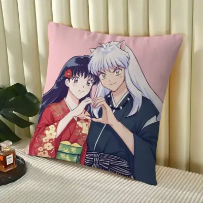 Inuyasha And Kagome Love Scene  Pillowcase