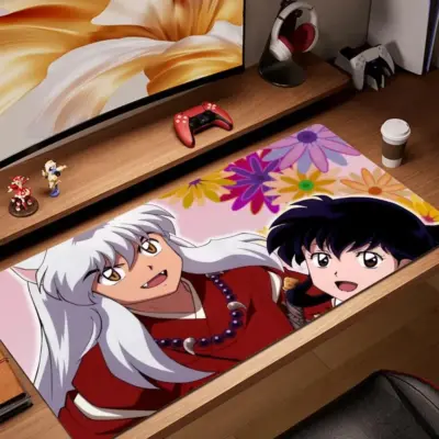 Inuyasha  Anime Love Scene Kagome And Inuyasha Mousepad