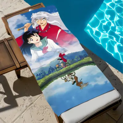 New Collection I-Inuyasha Anime Towel Pool Beach Towel