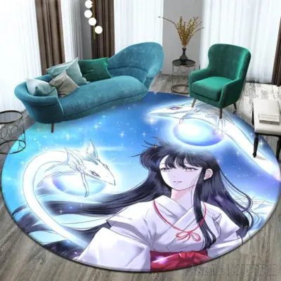 Inuyasha Anime Kikyō Round Rug