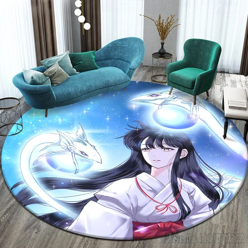 Inuyasha Anime Kikyō Round Rug