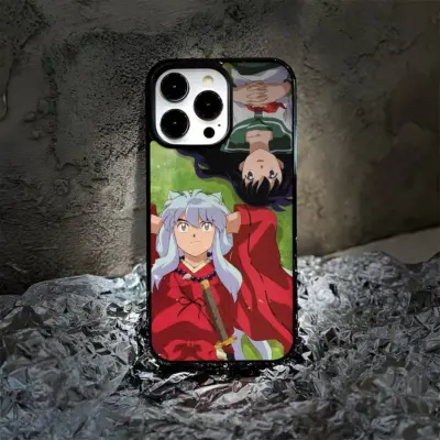 Inuyasha and Kagome Lying On The Grass Phone Case