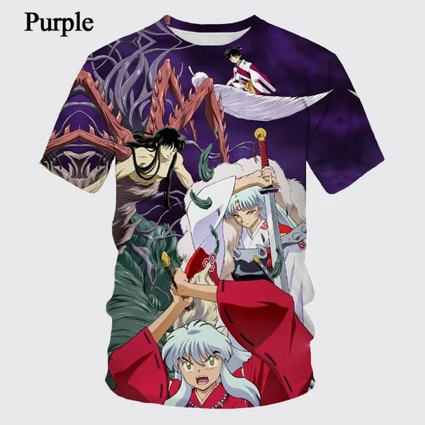 Inuyasha Battle With Naraku 3D T-shirt