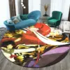 Inuyasha Battle With Naraku Round Rug