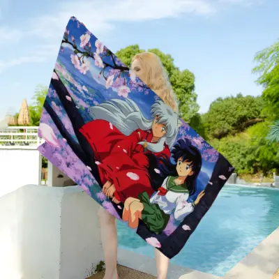 Hot Design Anime Inuyasha Beach Towel