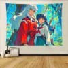 Inuyasha And Kagome High Quality Tapestry