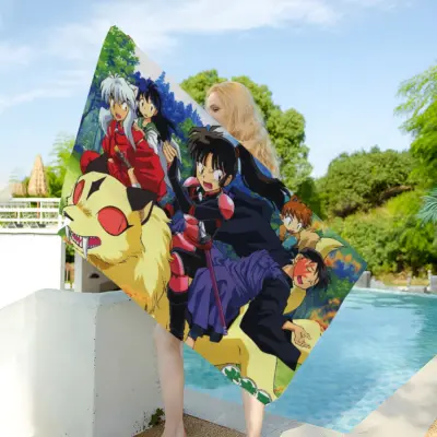 Must Try Anime Inuyasha Beach Towel