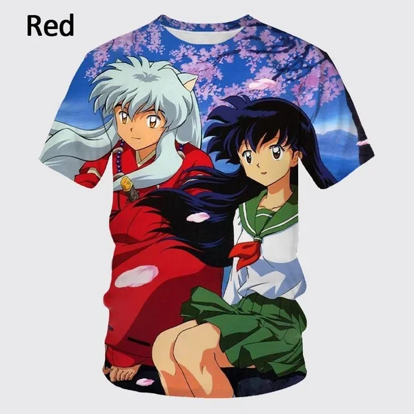New Design Inuyasha And Kagome 3D T-shirt