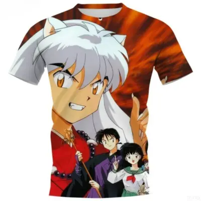 Inuyasha With Friends 3D T-shirt