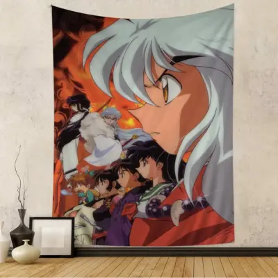 Inuyasha & Friends Tapestry