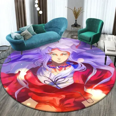 Inuyasha Beautiful Round Rug