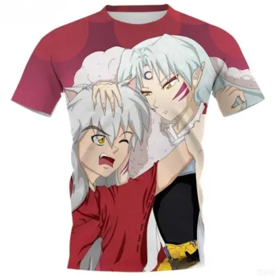 Funny Inuyasha Brothers 3D T-shirt