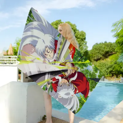 Hot Item Anime Inuyasha Beach Towel