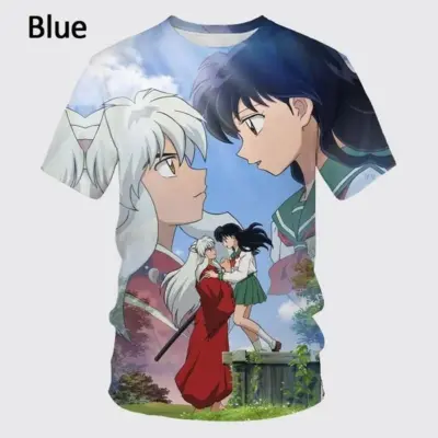 Inuyasha Hold Kagome 3D T-shirt