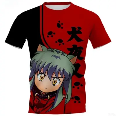 Cute Item Inuyasha 3D T-shirt