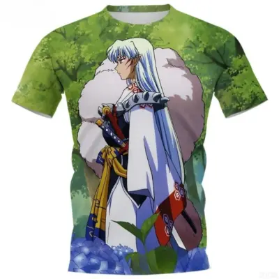 Anime  Inuyasha  - Sesshomaru 3D T-shirt