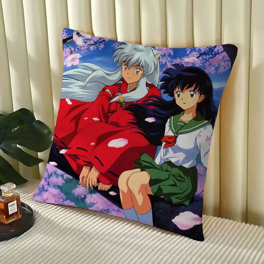 Kagome & Inuyasha Cherry Blossom Pillowcase