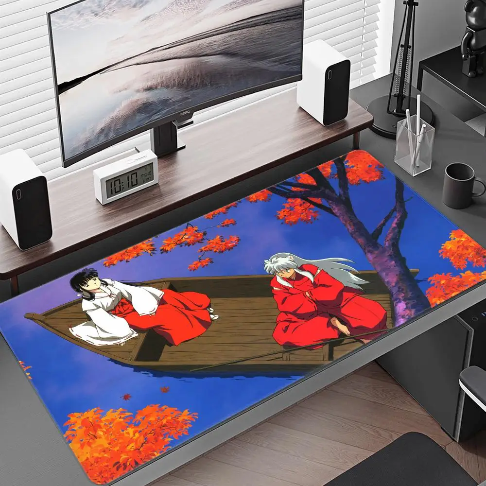 Inuyasha & Kikyo Autumn Boat Mousepad