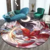 Inuyasha Fight  Sesshomaru Round Rug