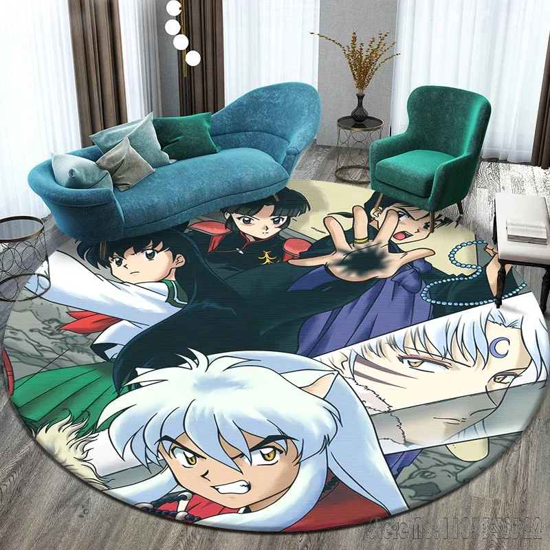 Inuyasha Team Battle Round Rug