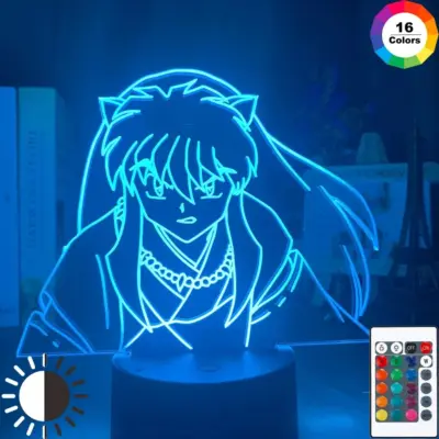 Cool Inuyasha Angry Led Lamp