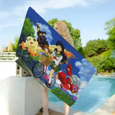 New Collection Anime Inuyasha Beach Towel
