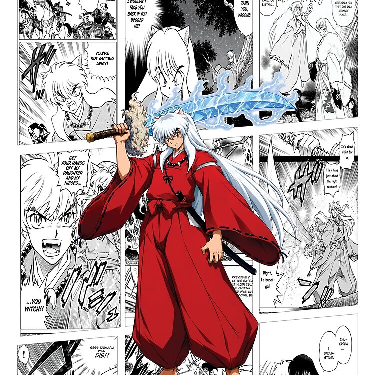 Inuyasha Manga Panel Artwork Tote Bag - Image 2