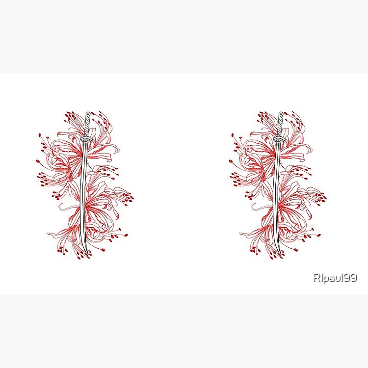 Tessaiga On Spider Lilies Mug - Image 2