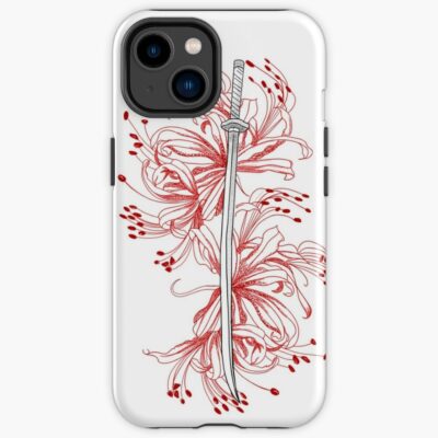 Tessaiga On Spider Lilies Iphone Case