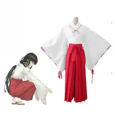 Inuyasha Cosplay Costume – Kagome, Kikyo Kimono Set
