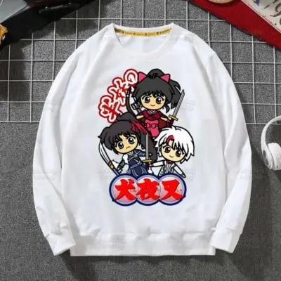 Feudal Demon Inuyasha Anime Fleece Sweatshirt