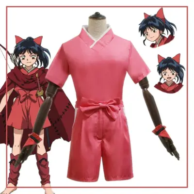 Hanyo Yashahime Cosplay – Moroha Cloak & Costume Set