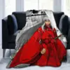 kf Sa5870a38622c439ea9f08429e7296b24y Vintage Classic Inuyasha Anime Blankets Warm Flannel Sesshoumaru Kagome Higurashi Throw Blanket for Home Sofa Office - Inuyasha Shop