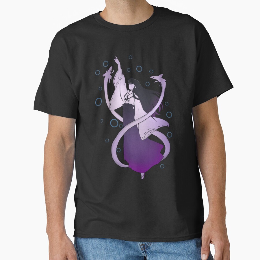 Doodle Miko Kagome T-shirt - Image 3