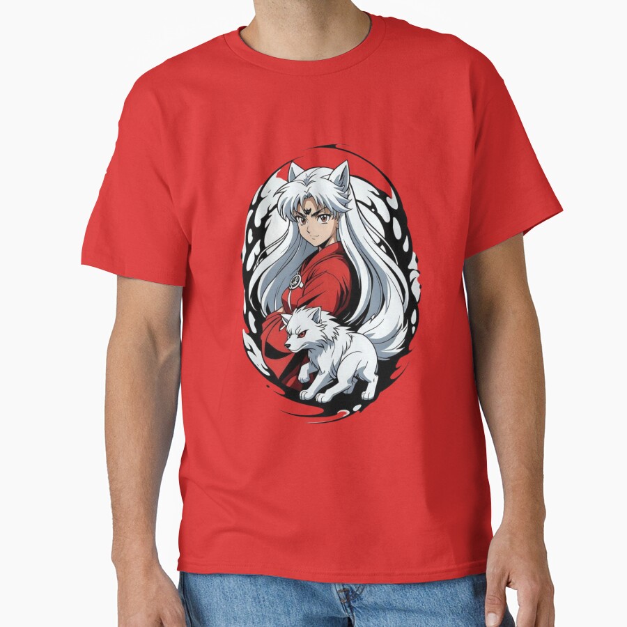 Moonlit Inuyasha Warrior Spirit T-shirt - Image 5